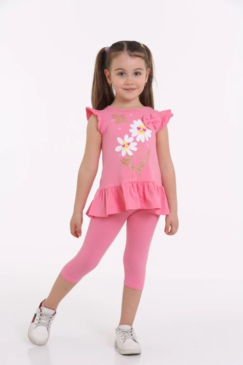 Papatya Baskılı Fırfırlı Takım 63106