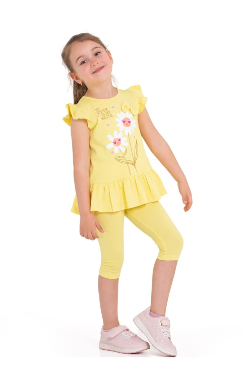 Papatya Baskılı Fırfırlı Takım 63106