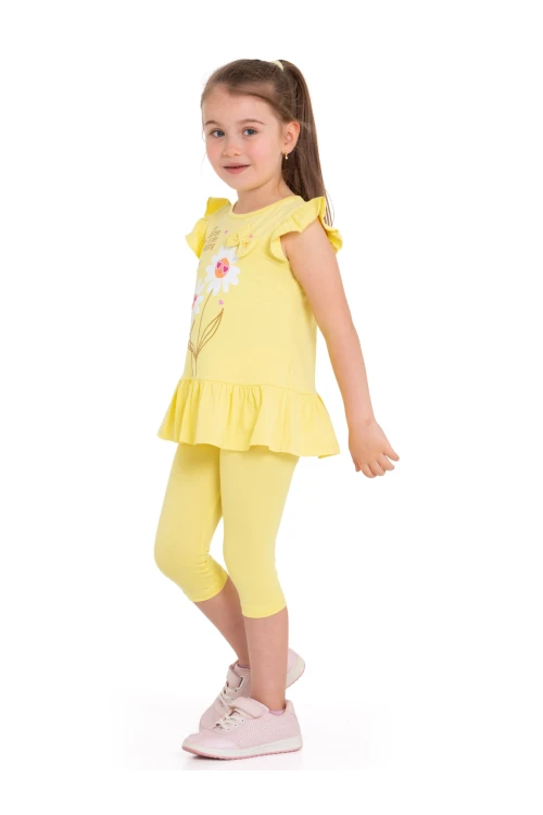 Papatya Baskılı Fırfırlı Takım 63106