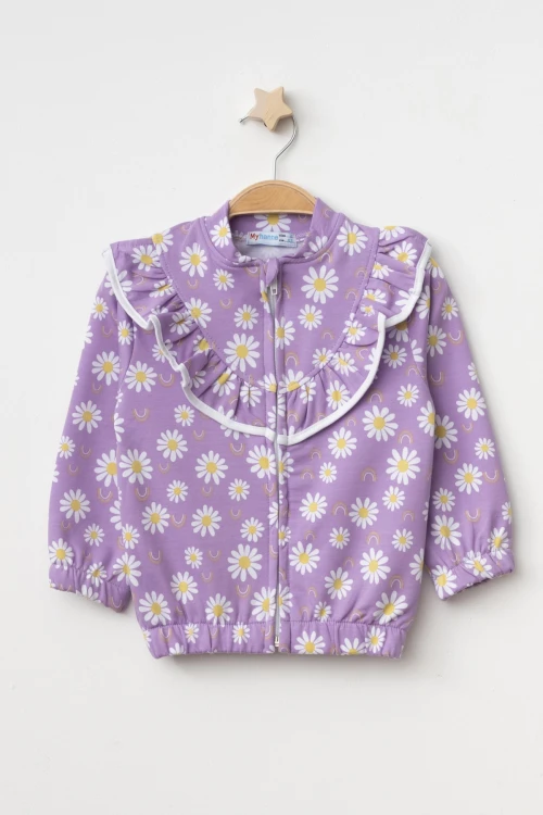 Papatya Baskılı Hırka 54366