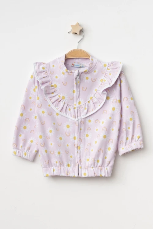 Papatya Baskılı Hırka 54366