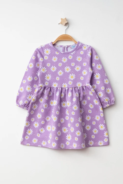 Papatya Desenli Elbise 73516