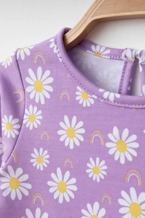 Papatya Desenli Elbise 73516