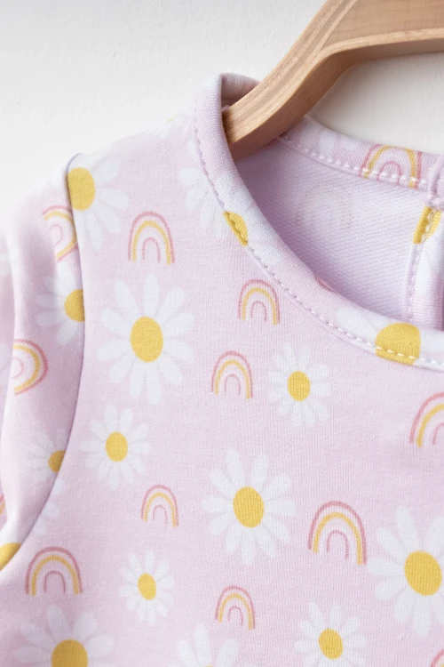 Papatya Desenli Elbise 73516