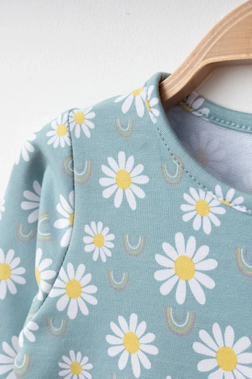 Papatya Desenli Elbise 73516