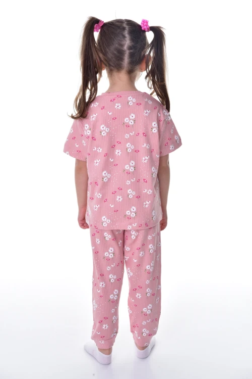 Papatya Desenli Pijama Takımı 21228