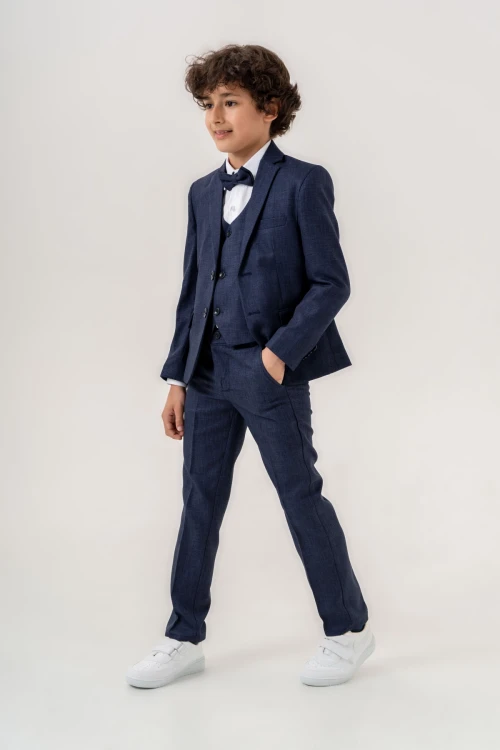 Papyonlu Ceketli Takım Elbise 4022