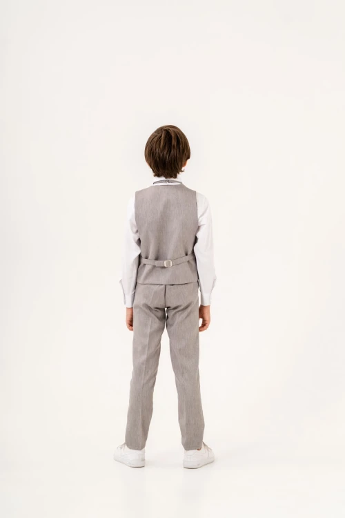 Papyonlu Yelekli Takım Elbise 3105