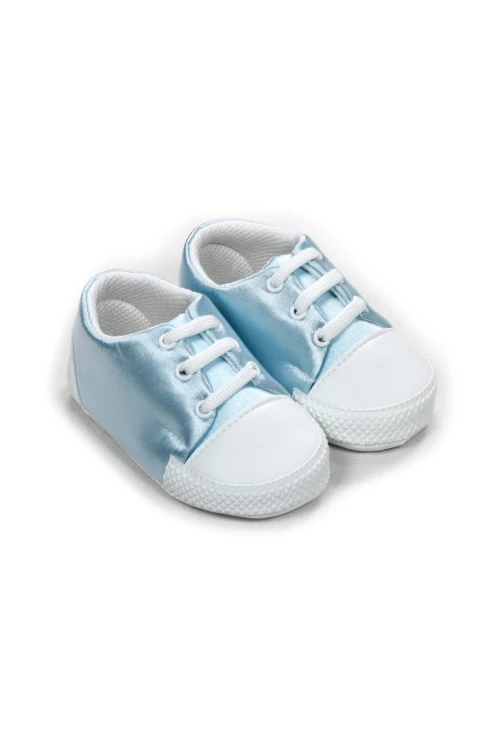 Parlak Bağcıklı Bebek Ayakkabısı 1077