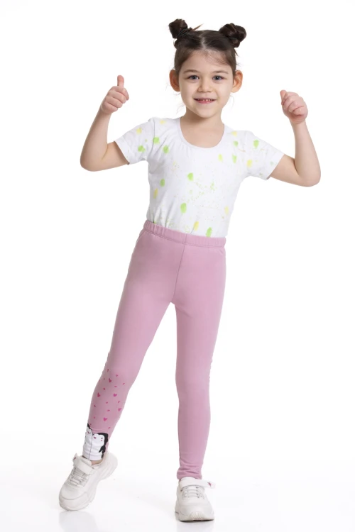 Penguen Baskılı 2li Tayt 54874