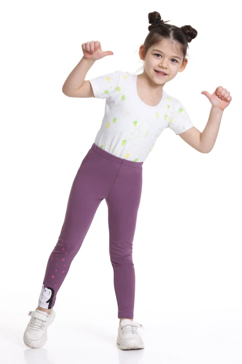 Penguen Baskılı 2li Tayt 54874