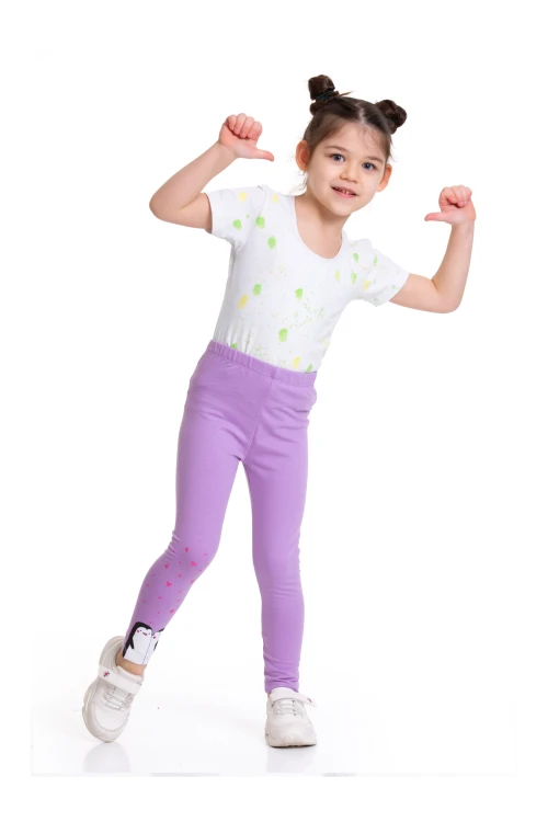 Penguen Baskılı 2li Tayt 54874