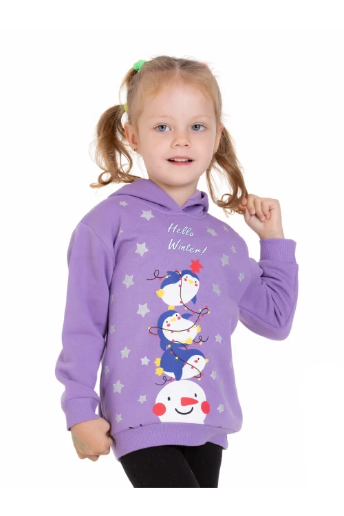 Penguen Baskılı Sweat 54368