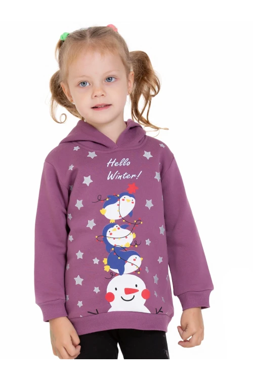 Penguen Baskılı Sweat 54368