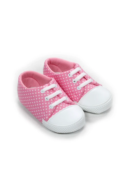 Puanlı Bağcıklı Bebek Ayakkabısı 1099