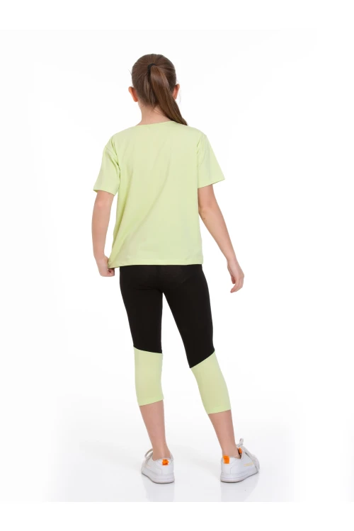 Run Baskılı Taytlı Takım 73251