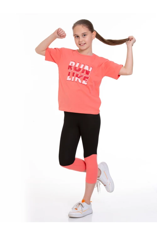 Run Baskılı Taytlı Takım 73251