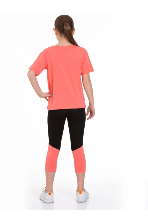 Run Baskılı Taytlı Takım 73251