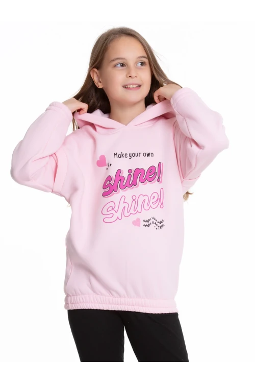 Shine Baskılı Kapuşonlu Sweat 54551