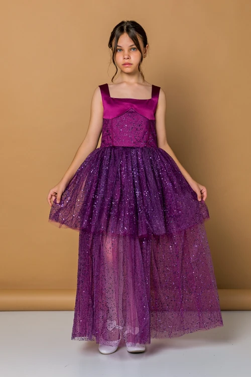 Simli Tüylü Abiye 2276