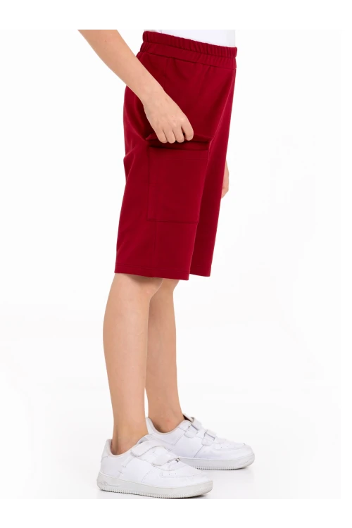 Skate Baskılı Kargo Cepli Erkek Çocuk Şort 73653