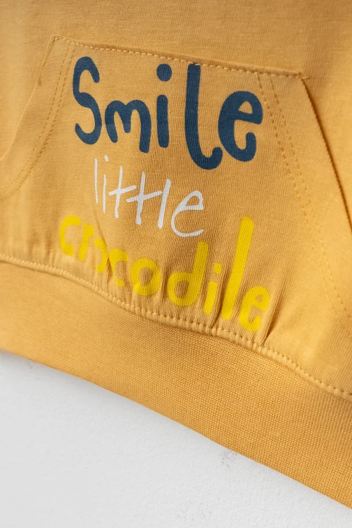 Smile Little Crocodile Baskılı Takım 15137