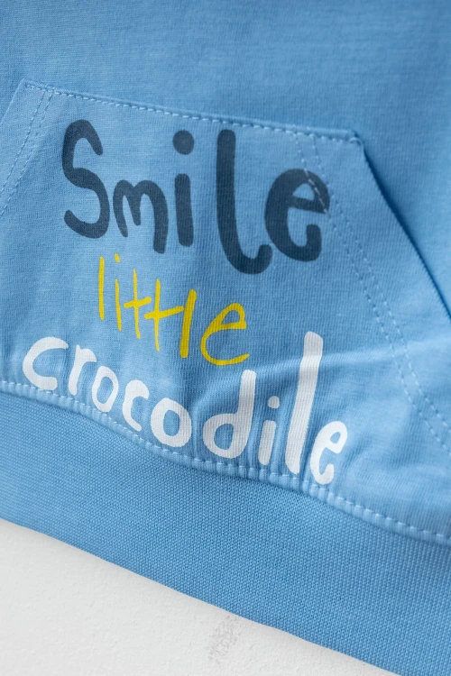 Smile Little Crocodile Baskılı Takım 15137