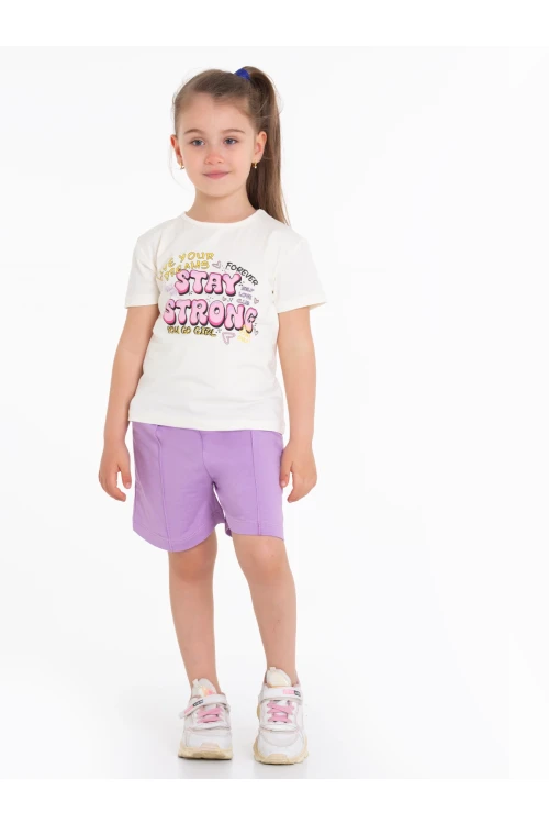 Stay Strong Baskılı Şortlu Takım 73204