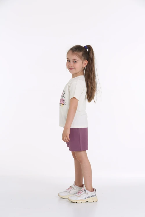 Stay Strong Baskılı Şortlu Takım 73204