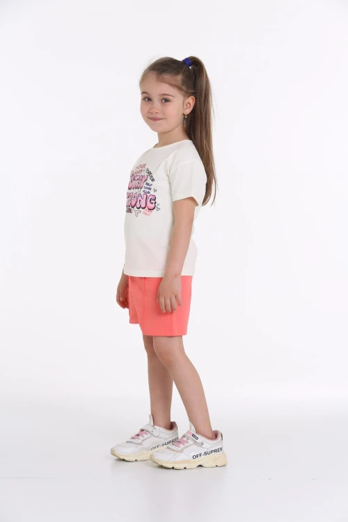 Stay Strong Baskılı Şortlu Takım 73204