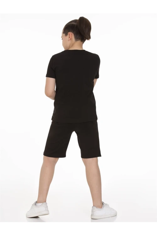 Street World Baskılı Şortlu Takım 63402