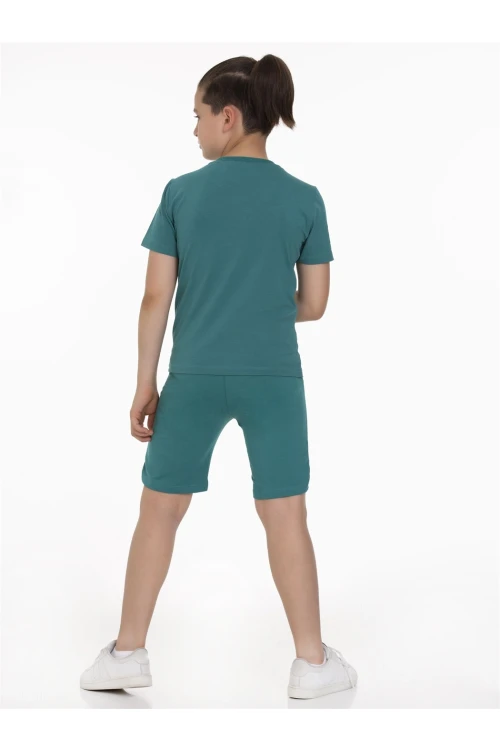 Street World Baskılı Şortlu Takım 63402