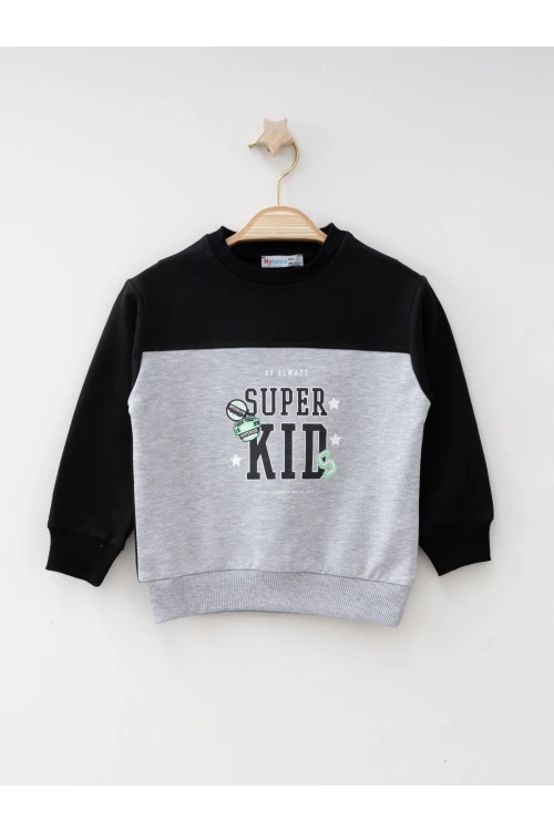 Super Kid Baskılı Sweat 54254
