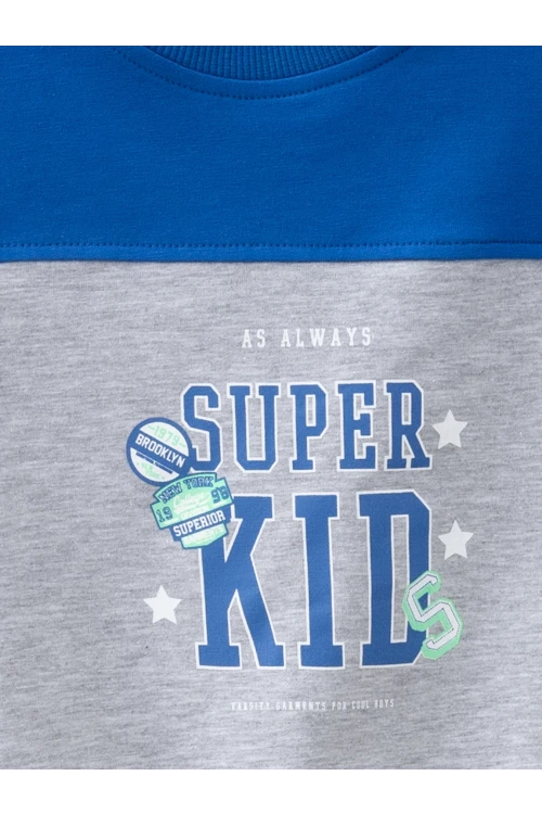 Super Kid Baskılı Sweat 54254