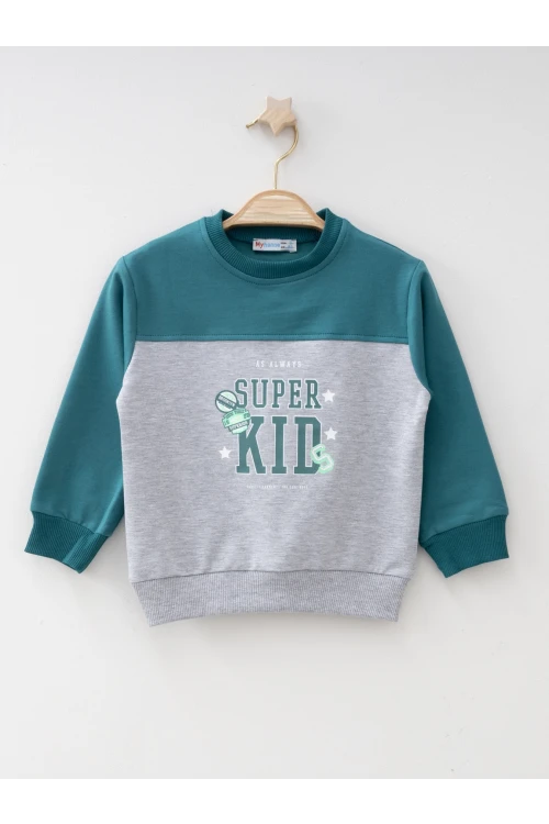 Super Kid Baskılı Sweat 54254