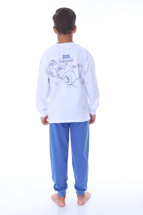 Super Power Baskılı Erkek Çocuk Pijama Takımı 36203