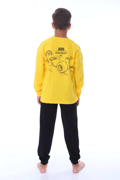 Super Power Baskılı Erkek Çocuk Pijama Takımı 36203