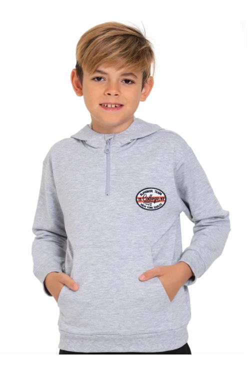 Superior Team Nakışlı Fermuarlı Sweat 54405