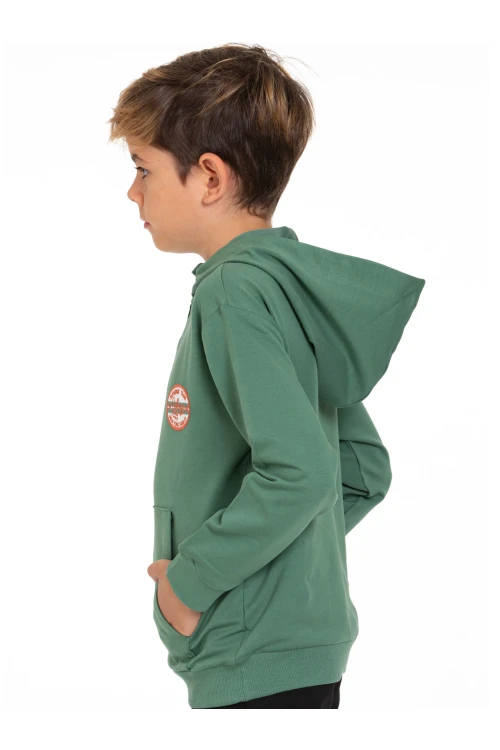 Superior Team Nakışlı Fermuarlı Sweat 54405