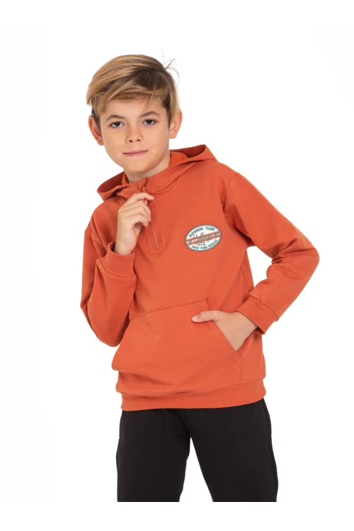 Superior Team Nakışlı Fermuarlı Sweat 54405