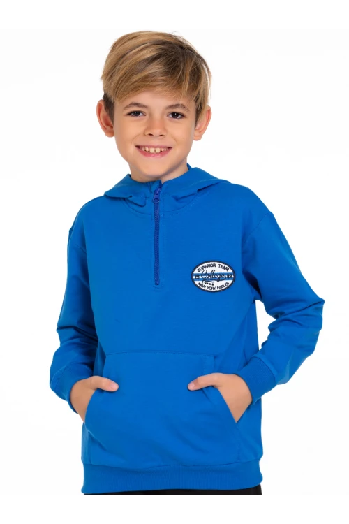 Superior Team Nakışlı Fermuarlı Sweat 54405