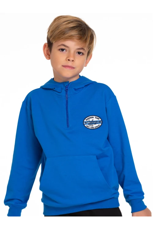 Superior Team Nakışlı Fermuarlı Sweat 54405