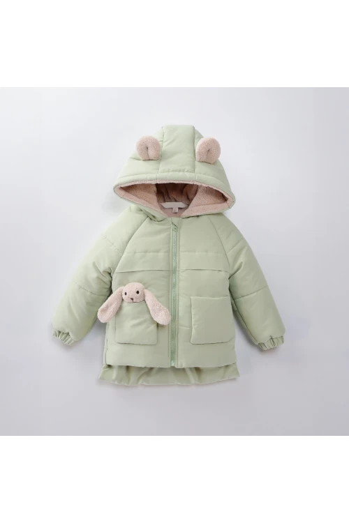 Tavşan Kulaklı Kız Mont 50327