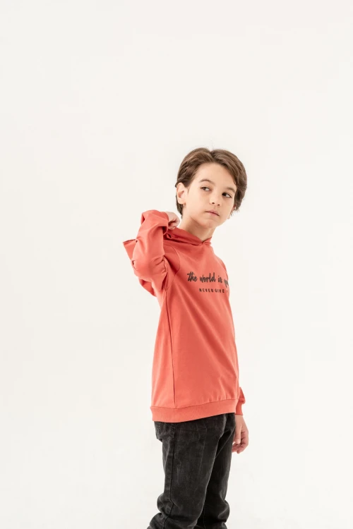 The World Is Yours Baskılı Sweat 11908