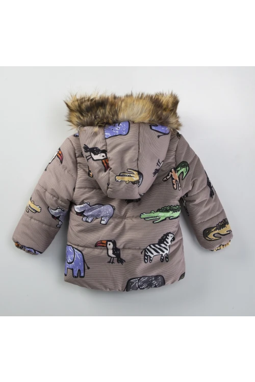 Timsah Desenli Erkek Bebek Mont 51310