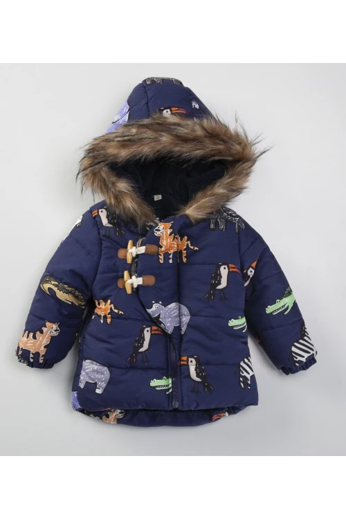 Timsah Desenli Erkek Bebek Mont 51310