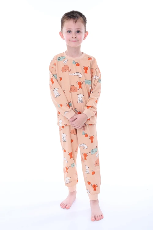 Timsah-Fil Desenli Pijama Takımı 32222