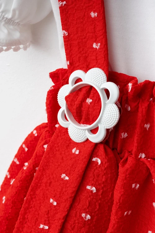 Toka Detaylı Jile Elbise 10093