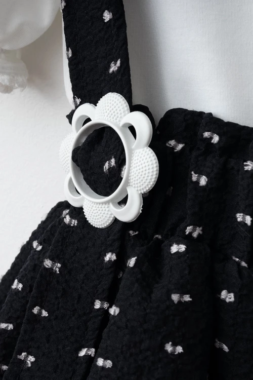 Toka Detaylı Jile Elbise 10093