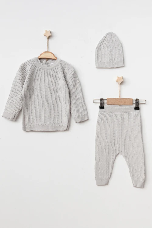 Triko Düğmeli Takım 4033